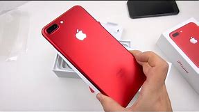 RED iPhone 7 Plus Unboxing & Close-ups!