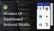 Modern Dashboard UI Design Android Studio Tutorial