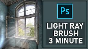 Light Ray Brush Effect | Adobe Photoshop 2021 Tutorial