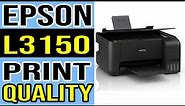 How to Fix Poor Print Quality in Epson EcoTank L3150 Printer?