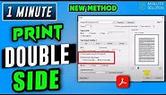 How to print double sided pdf 2024 | Adobe acrobat Tutorial