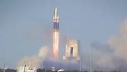 The First Delta IV Heavy Rocket Launches On A Test Flight For The Air Force
