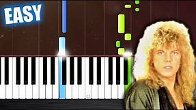 Europe - The Final Countdown - EASY Piano Tutorial by PlutaX