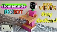 How To Make a HOMEMADE ROBOT at Home using Cardboard very easy science project remote control