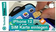 iPhone 12 📱 SIM Karte einlegen | Deutsch