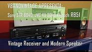 Sony STR 6040 Receiver, JVC XU 301 Deck and Klipsch RB51 Bookshelf Speaker - PARA VENDA