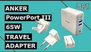 Anker PowerPort III 65W International Travel Adapter Review