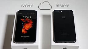 How to Backup Your Old iPhone and Restore to iPhone 7