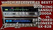 Restored Pioneer SX-828 vs. Working Sansui 2000A: Which Receiver is Best?