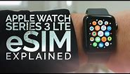 How does the Apple Watch eSIM work?