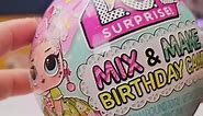 L.O.L Surprise Mix & Make Birthday Cake 🎂 #asmr #lolsurprise | lol surprise unboxing