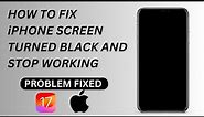 How To Fix Apple iPhone Black Screen Of Death Issue | iPhone 11/12/13/14