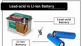 Lithium Ion vs Lead Acid Battery- 11 Key Differences (Explained)
