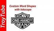 Custom Harley Shield with Inkscape