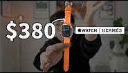 揭秘！380美元的愛馬仕Apple Watch Ultra橡膠錶帶真的值得買嗎？奢華與性價比的終極對決！ feat. 對比50美元NOMAD錶帶｜大耳朵TV