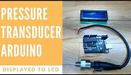 Pressure Sensor - Arduino