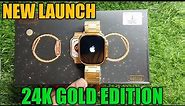 ultra gold smartwatch, 24k gold edition, apple ultra gold, ultra watch golden edition, new launch