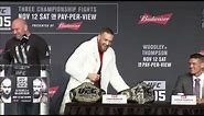 UFC 205: Connor McGregor; Sorry i'm Late