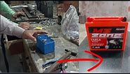 Two Wheeler Motorcycle batteries manufacturing process with amazing technical skill