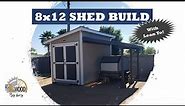Shed Build 8x12 with Lean To!! DIY tips
