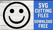 Smiley Face Svg Free Cut File for Cricut