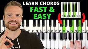 How to Play Chords on the Piano (the "Quick & Easy" way)