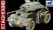 Staghound Mk III Armoured Car (Bronco 1:35 scale model)