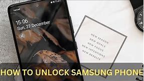 Here! Tell you how to unlock Samsung phone | Unlock phone