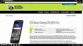 ZTE ZMAX CHAMP™ LTE (Z917VL) | Straight Talk