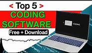 Top 5 Free Coding software for pc | Best coding app for laptop | Coding app for pc
