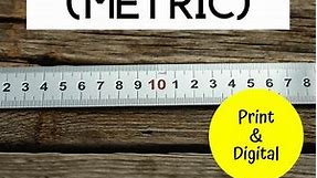 Metric System Measuring length for Special Education Measuring with a ruler