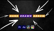 Free Hand Drawn Arrow Animation