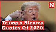 Donald Trump's Bizarre Quotes Of 2020