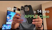 Finally Showing iPhone 15 pro in a 14 Pro case **FROM APPLE**