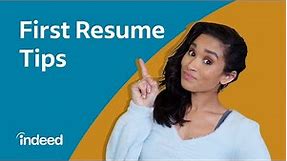 First Resume Tips: How to Make a Resume with No Work Experience | Indeed Career Tips