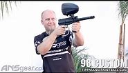 Tippmann 98 Custom Paintball Gun - Shooting