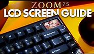 How to Customize LCD on Zoom75 Keyboard (Temperatures & Complete Function Tutorial!)