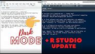 How to Change Theme in R Studio | Dark Theme [ Customized Window] + Install Packages in R Studio