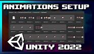 How to Setup Animations for 2D Characters ~ Unity 2022 Tutorial for Beginners