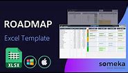 Roadmap Excel Template | Product Planning and Process Management Tool