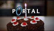 PORTAL CAKE! It's Not a Lie | Feast of Fiction