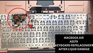 HOW TO REPLACEMENT MACBOOK AIR A2179 KEYBOARD