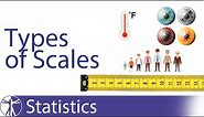 Types of Scales of Measurement Explained (ordinal, nominal, ratio, interval)