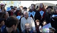 Dick Van Dyke's 90th Birthday Flash Mob + Sing-A-Long