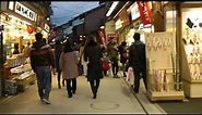 宮島表参道商店街 （清盛通り） を歩く Miyajima Omotesando Shopping Street