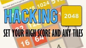 2048 Hack! Infinite Scores & Infinite Tiles! (No Jailbreak Needed)