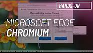 Microsoft Edge Chromium: Download and install process