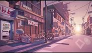 Urban Environment Painting Process | Album Cover Time Lapse