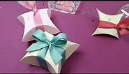 Make Easy Paper jewelry Gift Box. DIY Crafts. wrapping Ideas.