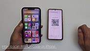 How to scan WiFi QR Code on iPhone 13, iPhone 12 and iPhone 11